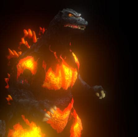 Burning Godzilla by AtomicGodzilla0 on DeviantArt