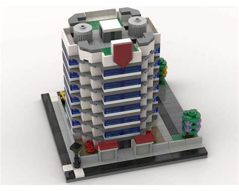 LEGO MOC Modular Office Building #1 by meregt | Rebrickable - Build ...