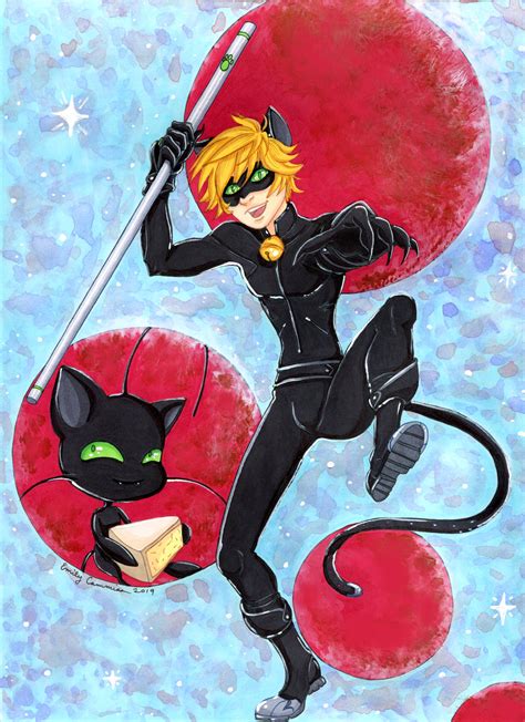 Cat Noir and Plagg by EmilyCammisa on DeviantArt