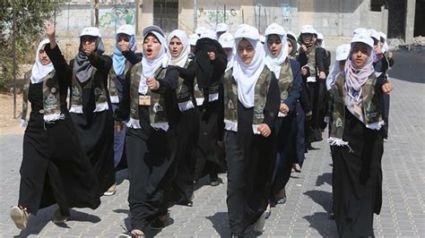 Hamas concludes first-ever military training camp for girls - Al-Monitor: Independent, trusted ...