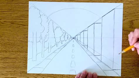 One - Point Perspective - 5th grade - YouTube