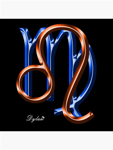 "Leo Virgo Cusp Zodiac Sign" Art Print by DylanAndDot | Redbubble