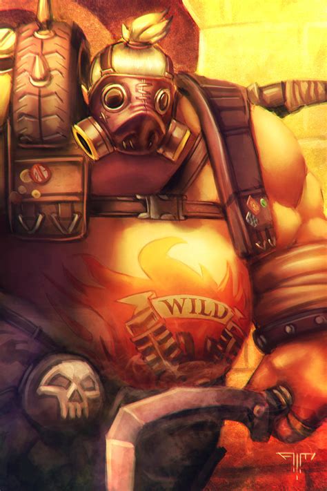 Overwatch - Roadhog by AIM-art on DeviantArt