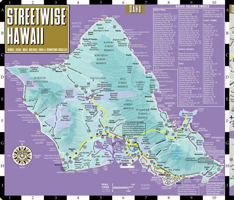 Printable Tourist Map Of Oahu - Printable Calendar