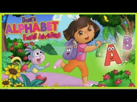 Dora's Alphabet Forest Adventure Game - Dora Games - Nick Jr - YouTube