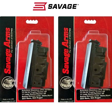 2-PACK SAVAGE 55230 AXIS .223 4 Round Steel Magazine - Nimrod's Wares