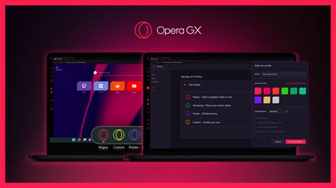 Opera GX launches GX Profiles and Video Pickup to enhance your streaming and stream-watching ...