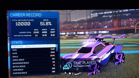 So I've played my 10000th Rocket League match today! : r/RocketLeague