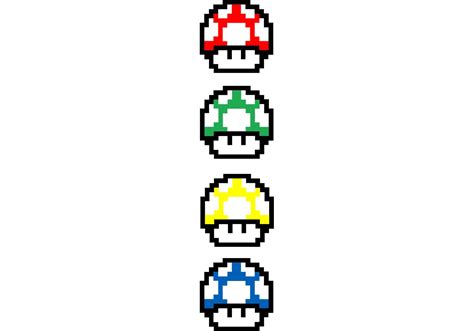 Mario Mushroom Vector Pack