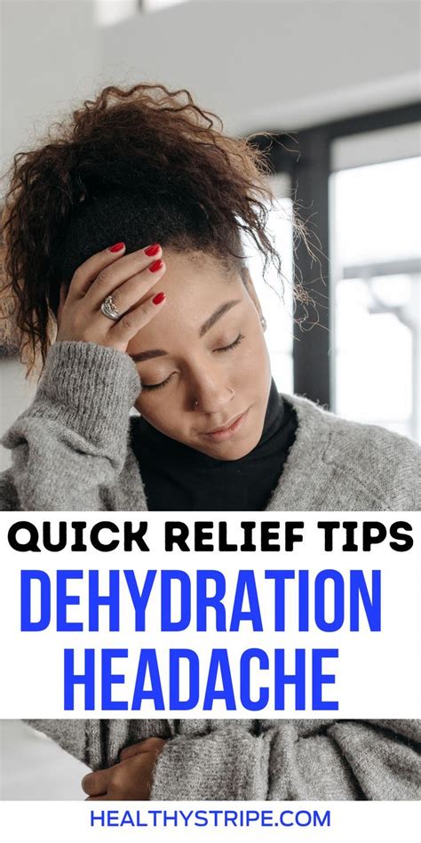 Quick Relief Tips For Dehydration Headache | HealthyStripe | Natural electrolytes, Headache ...