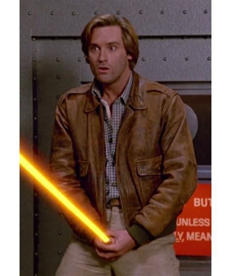 Bill Pullman Lone Starr Spaceballs Leather Jacket - USA Leather Factory