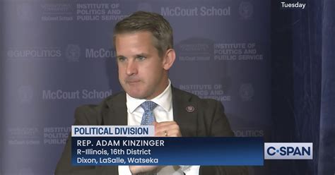 Rep. Adam Kinzinger on Political Divisions | C-SPAN.org