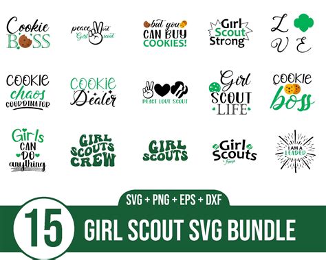 Girl Scout SVG Bundle Girl Scout Sayings Logo Girl Scout PNG - Etsy ...