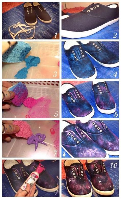 How to Make Galaxy Shoes - DIY - AllDayChic