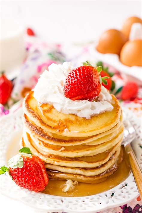 Cream Cheese Pancakes Recipe | Sugar & Soul Co