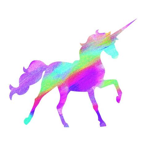 Rainbow Unicorn glitter temporary tattoo [30-Uni-00005 GLI]