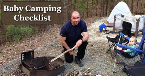 Baby Camping Checklist (Printable) - Mom Goes Camping