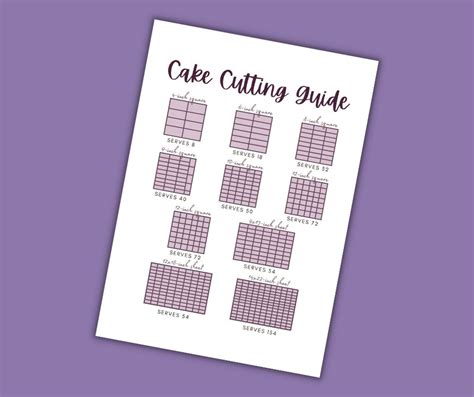 Free Printable Cake Cutting Guide - Free Family Printables