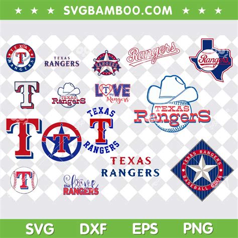 Texas Rangers SVG Bundle