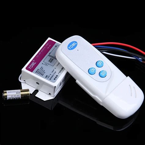 Wireless remote control switch module 220v single way lamp LED light Ceiling light control ...