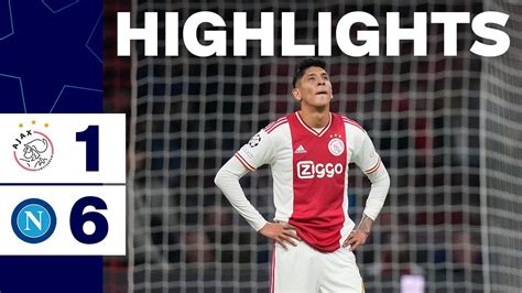 Highlights Ajax - Napoli | UEFA Champions League - YouTube