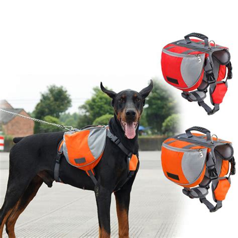 Dog Hiking Backpack | Dog Backpack Harness | Dog Hiking Gear | Dog Hiking Pack | DogMega.Com