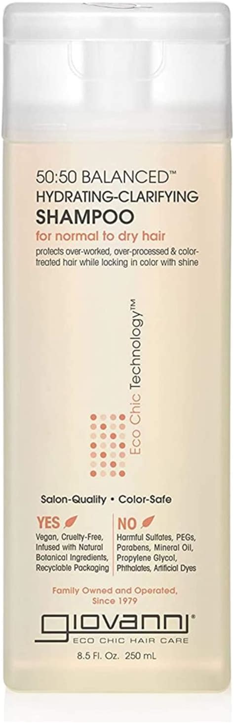 Amazon.com: Giovanni 50:50 Balanced Shampoo - 8.5 fl oz : Beauty ...