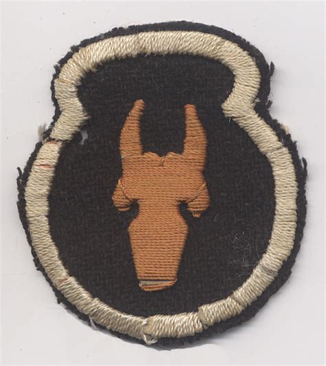 Great Italian-Made WWII US Army 34th Infantry Division Patch: Flying Tiger Antiques Online Store