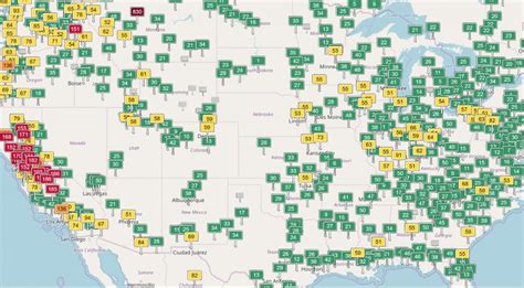 California Air Quality Index Map | Printable Maps