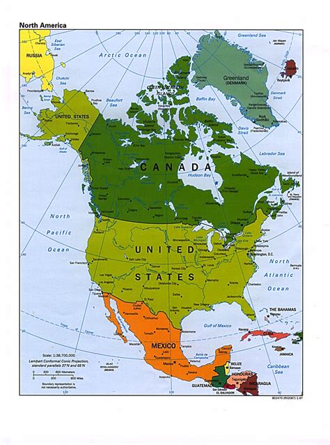 Maps of North America