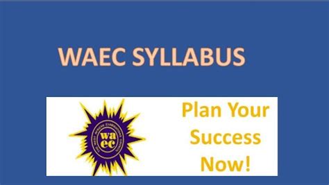 WAEC's complete syllabus for all subjects (view and download)