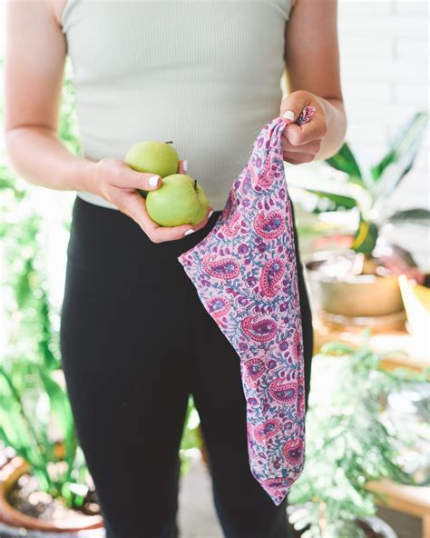 Reusable Zero Waste Organic Cotton Produce + Dry Goods Bags -13" x 15 ...