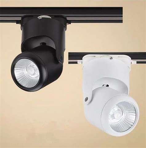 Adjustable 15W 20W COB LED Track lighting Dimmable Recessed Ceiling Lamps LED Downlights Spot ...