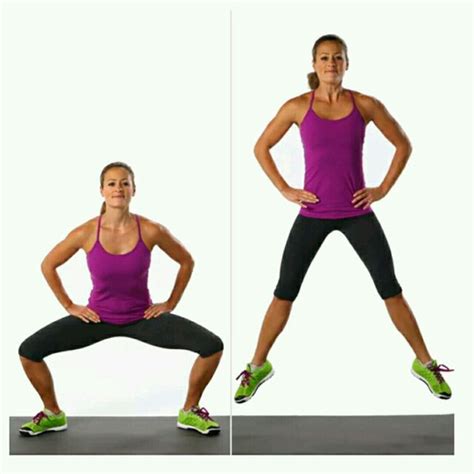 Plie Squat Jump - Exercise How-to - Workout Trainer by Skimble