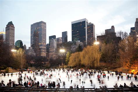 Ice Skating In Central Park Photograph by Studiokiet