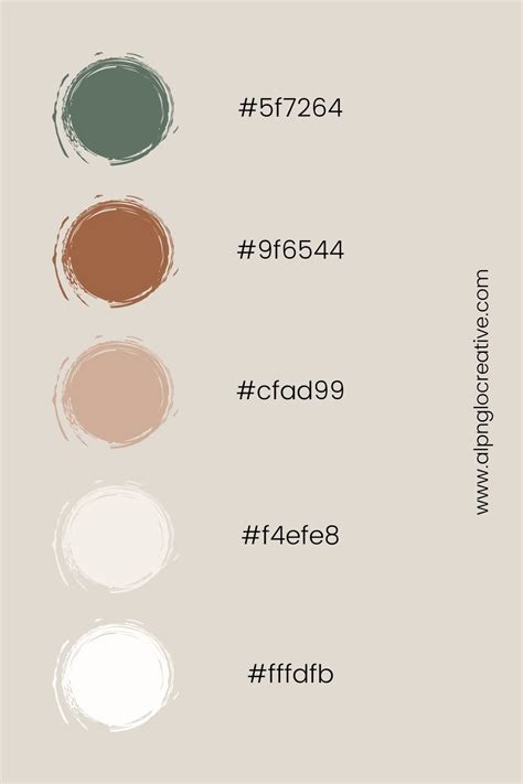 Earthy Color Palette | Glo Design Studio | Earthy color palette, Color schemes colour palettes ...