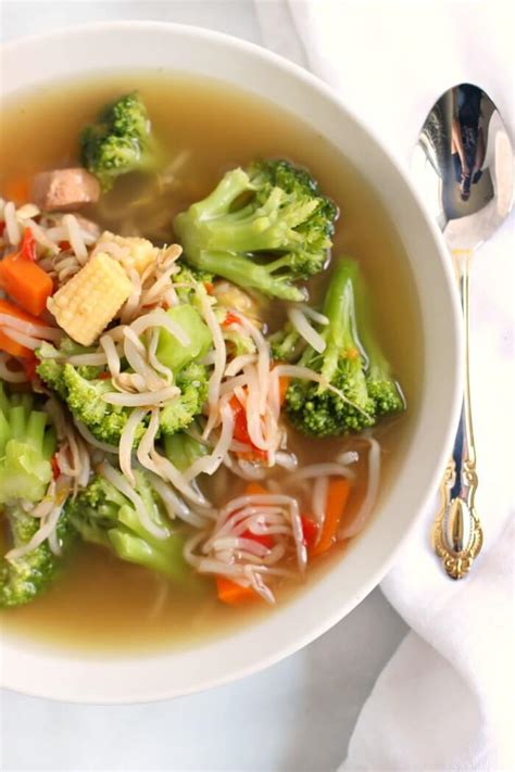 Chow Mein Soup | FaveHealthyRecipes.com