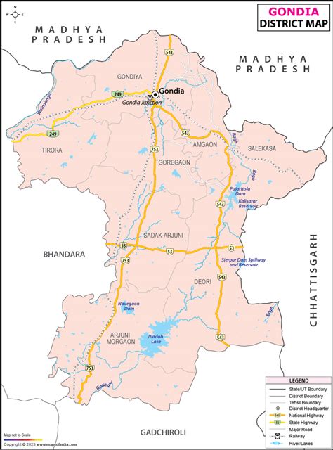 Gondia District Map