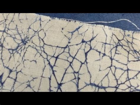 How To Create A Batik Crackle Effect On Fabric With A Flour And Water Resist - YouTube | Batik ...