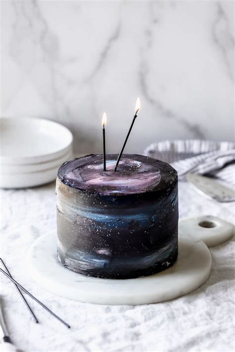 Buttercream Galaxy Cake with step-by-step tutorial - Baran Bakery