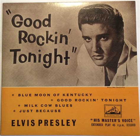 Elvis Presley - Good Rockin' Tonight (Marbled Vinyl, Vinyl) | Discogs