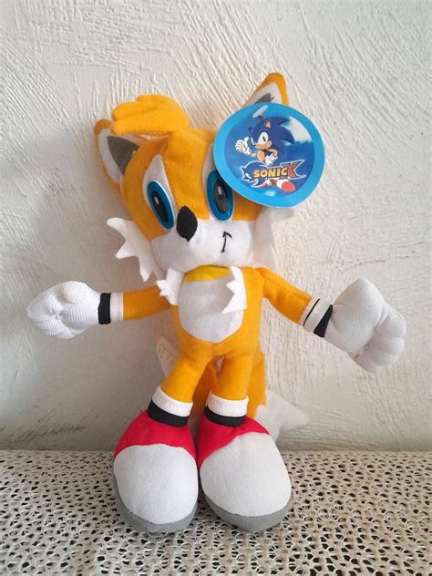 Sonic X Tails Floppy Plush Toy Network Sonic Hedgehog - Etsy