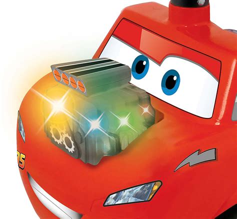 Disney PIXAR Cars Lightning McQueen Light and Sound Activity Ride-On ...