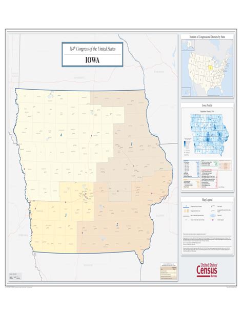 Iowa Congressional District Map Free Download