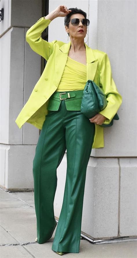 Trouser Pants Outfits Casual, Blazer Outfits, Color Combos Outfit, Color Combinations For ...