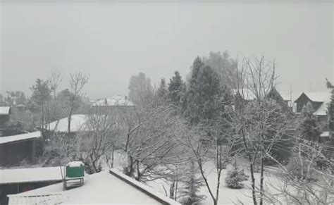 Kashmir Snowfall Winter: Kashmir Wakes Up To Fresh Snowfall, Temperature Drops Below Freezing Point