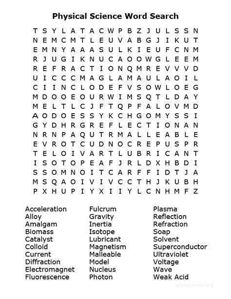 science word scramble pdf