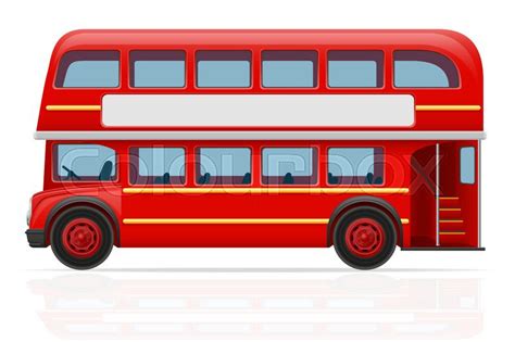 London red bus vector illustration ... | Stock vector | Colourbox