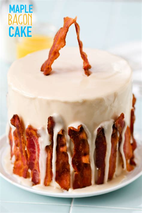 Maple Bacon Cake | Bacon cake, Cake recipes, Cake