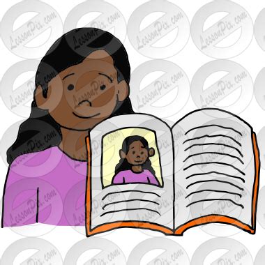 Biography Picture for Classroom / Therapy Use - Great Biography Clipart